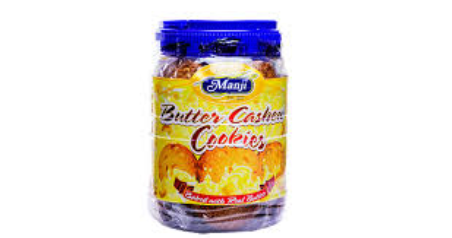 MANJI BUTTER CASHEW COOKIES JAR 450G